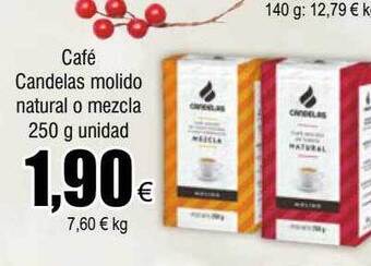 FROIZ Café candelas molido natural o mezcla oferta