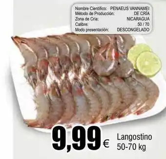 FROIZ Langostino oferta