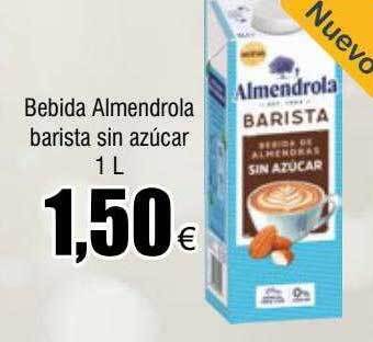 FROIZ Bebida almendrola barista sin azúcar oferta