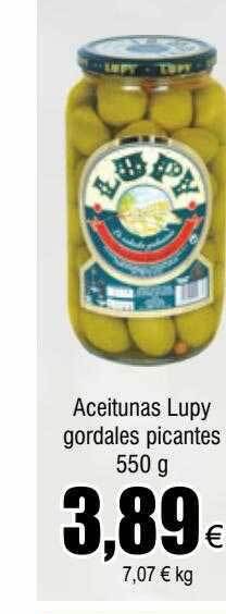 FROIZ Aceitunas lupy gordales picantes oferta
