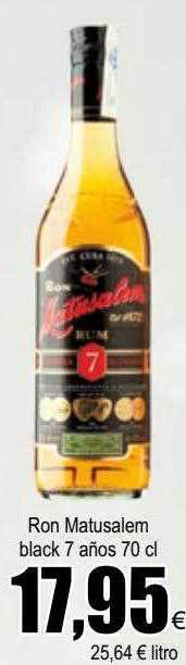 FROIZ Ron matusalem black 7 años oferta