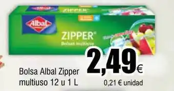 FROIZ Bolsa albal zipper multiuso 12 oferta