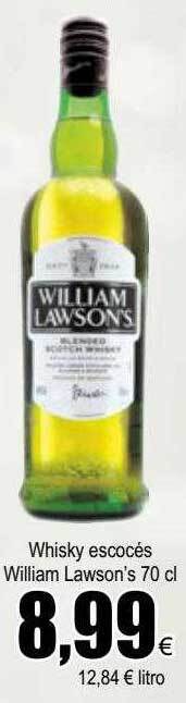 FROIZ Whisky escocês william lawson's oferta