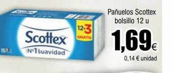 FROIZ Pañuelos scottex bolsillo 12 oferta