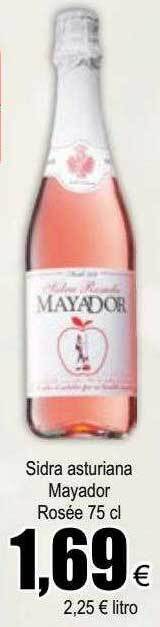FROIZ Sidra asturiana mayador rosée oferta