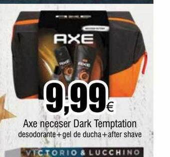 FROIZ Axe neceser dark temptation desodorante + gel de ducha + after shave oferta