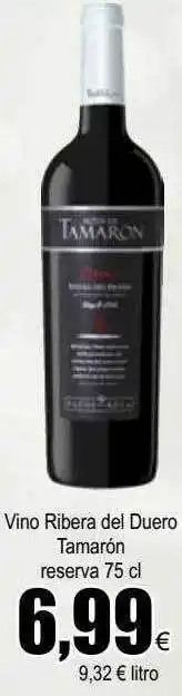 FROIZ Vino ribera del duero tamarón reserva oferta