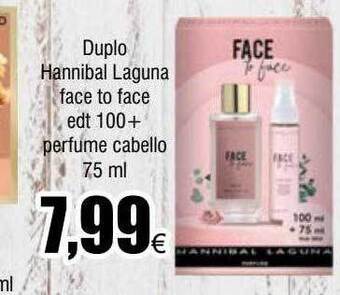 FROIZ Duplo hannibal laguna face to face edt 100 + perfume cabello oferta