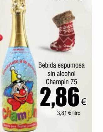 FROIZ Bebida espumosa sin alcohol champin oferta