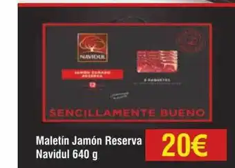 FROIZ Maletín jamón reserva navidul oferta