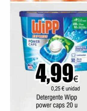 FROIZ Detergente wipp power caps 20 oferta