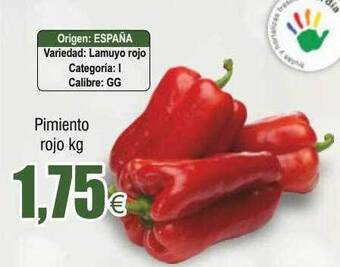 FROIZ Pimiento rojo kg oferta