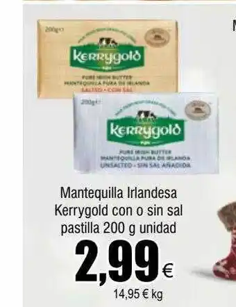 FROIZ Mantequilla irlandesa herrygold con o sin sal pastilla oferta