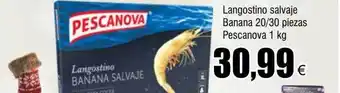 FROIZ Langostino salvaje banana 20-30 piezas pescanova oferta