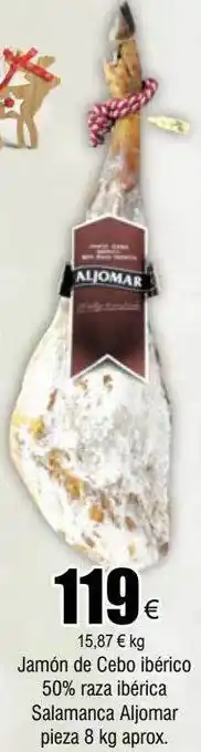 FROIZ Jamón cebo ibérico 50% raza ibérica salamanca ajomar pieza oferta