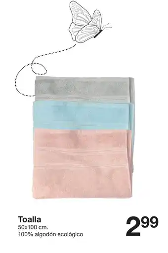 Zeeman Toalla 50 x 100cm oferta