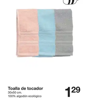 Zeeman Toalla de Tocador 30 x 50cm oferta