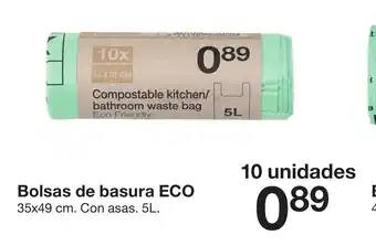 Zeeman Bolsas de basura ECO 35 x 49cm oferta