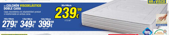 Rapimueble Colchón Viscoelástico Doble Cara 90 x 190cm oferta