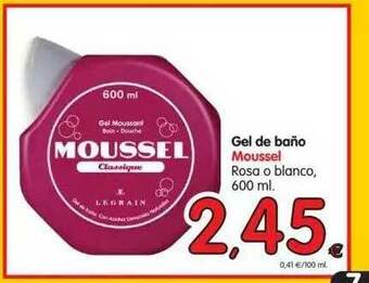 Alimerka Moussel Gel De Baño Rosa O Blanco 600ml oferta
