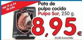 Alimerka Pata De Pulpo Cocido Pulpo Sur 250g oferta