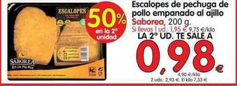 Alimerka Escalopes De Pechuga De Pollo Empanado Al Ajillo Saborea oferta