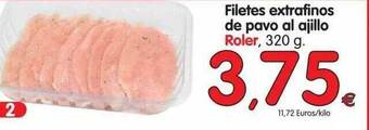 Alimerka Filetes Extrafinos De Pavo Al Ajillo 320g oferta