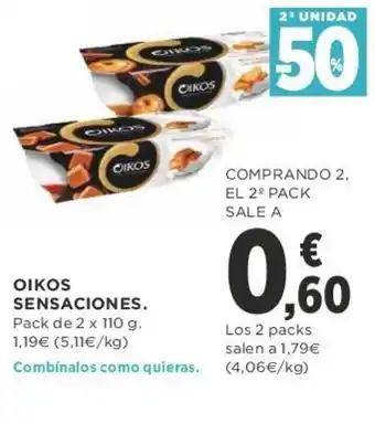Supercor Oikos Sensaciones 2 x 110g oferta