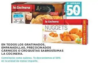 Supercor En Todos Los Gratinados, Empanadillas, Precocinados Cárnicos O Croquetas Sabrosísimas La Cocinera oferta