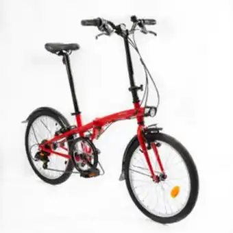 Decathlon Bicicleta plegable 20 pulgadas 6v tilt 120 rojo oferta