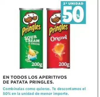 Supercor En Todos Los Aperitivos de Patata Pringles 200g oferta