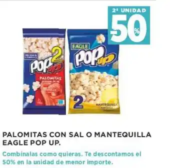 Supercor Palomitas Con Sal O Mantequilla Eagle Pop up. oferta