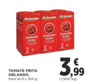 Supercor Orlando Tomate Frito 6 x 350g oferta