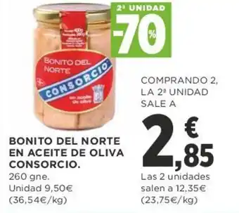 Supercor Bonito Del Norte En Aceite de Oliva Consorcio 260 gne. oferta