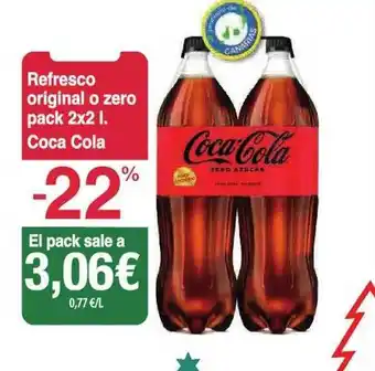 Spar La Palma Refresco original o zero pack coca cola oferta
