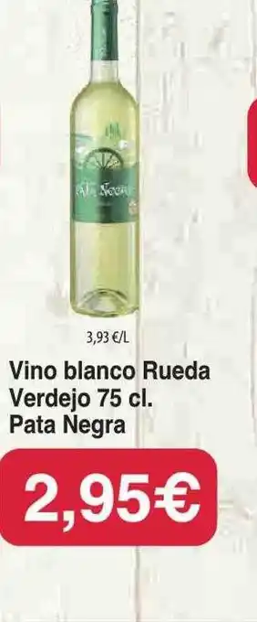 Spar La Palma Vino blanco rueda verdejo pata negra oferta