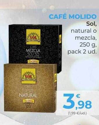 SPAR Gran Canaria Café molido sol, natural o mezcla oferta