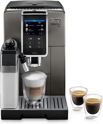 Amazon De'longhi dinamica plus, máquina automática de café en grano, cappuccino con lattecrema system, espresso, ecam372.95.tb, t... oferta