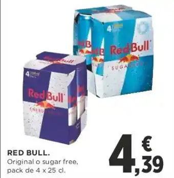 Supercor Red Bull 4 x 25 cl. oferta