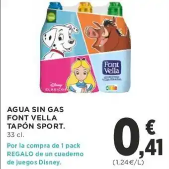 Font Vella Agua Sin Gas Tapón Sport 33 cl