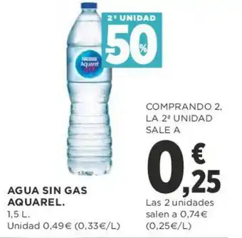 Supercor Agua Sin Gas Aquarel 1,5L oferta