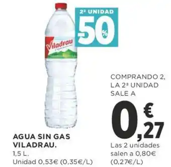 Supercor Vildrau Agua Sin Gas 1,5L oferta