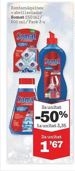 Sorli Rentamàquines o abrillantador somat - pack 3 oferta