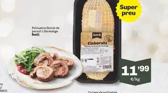 Sorli Pollastre farcit de pernil i formatge oferta