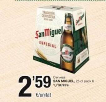 SPAR Fragadis Cervesa san miguel oferta