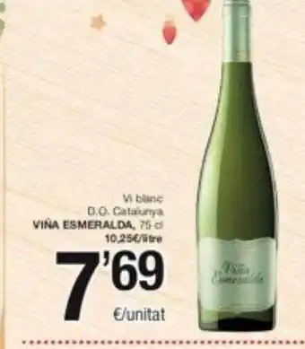 SPAR Fragadis Vi blanc d.o. catalunya viña esmeralda oferta