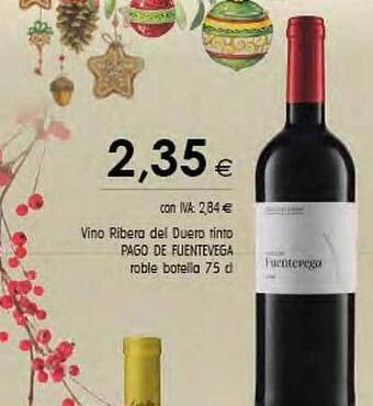 Cash Ifa Vino ribera del duero tinto pago de fuentevega roble botella oferta