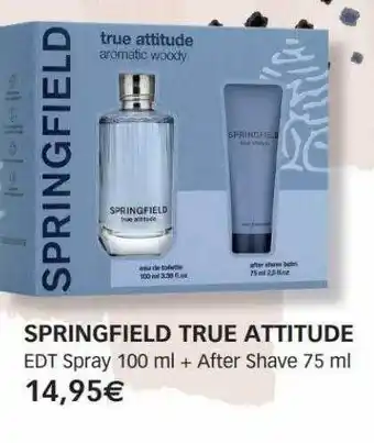 Perfumería Prieto Springfield true attitude edt spray + after shave oferta