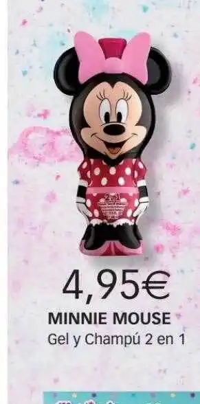 Minnie mouse gel y champú 2 en 1