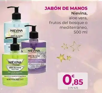 SPAR Gran Canaria Jabón de manos nievina oferta